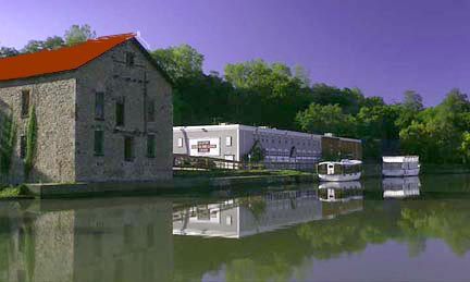 The Lockport Locks Boats