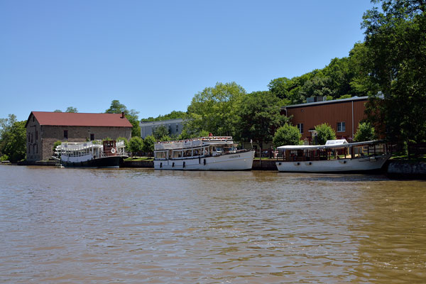 Fleet docked at Canalside